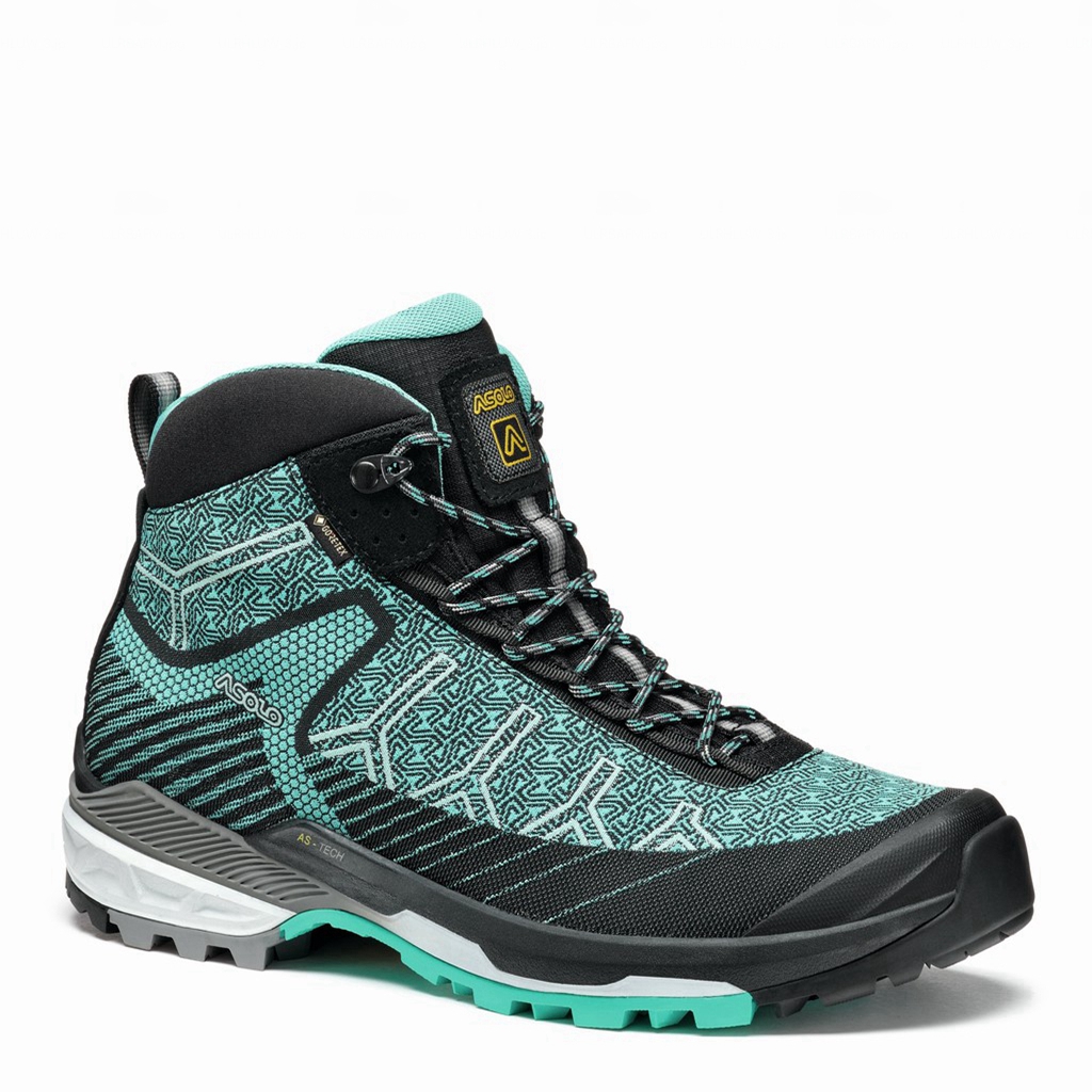 Botas Montaña Asolo FALCON EVO JACQUARD GV Mujer Turquesa | A28695