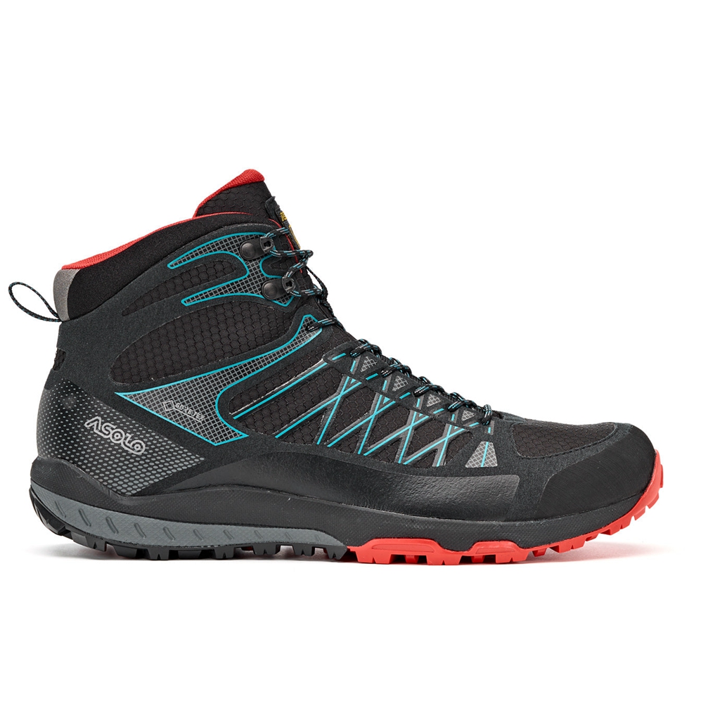 Botas Montaña Asolo GRID MID GV Hombre Negras | A46375